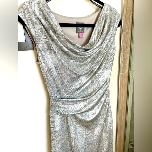 Vince Camuto silver metallic dress - Picture 2 of 4